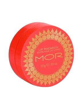 MOR Blood Orange Macaron Lip Balm Nourishing Oils Beeswax Cocoa Butter NWT